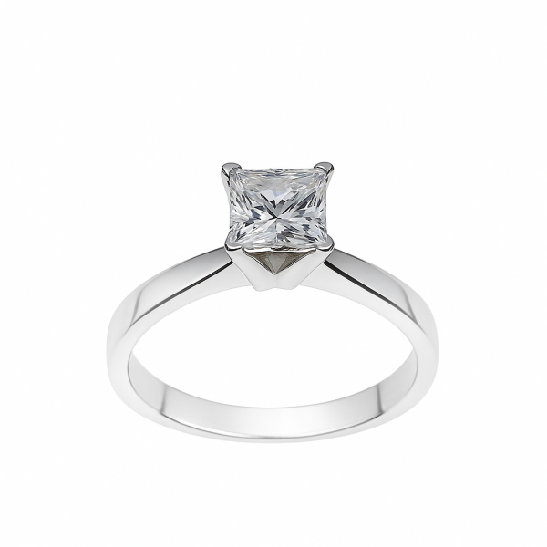 Princess Solitiar Ring 1-1.07crt